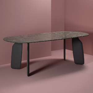 Bavaresk Oval marble table by Christophe de la Fontaine for Dante - Goods and Bads