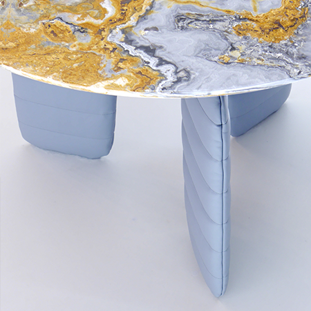 Dante - Goods and Bads Bavaresk oval table by Christophe de la Fontaine