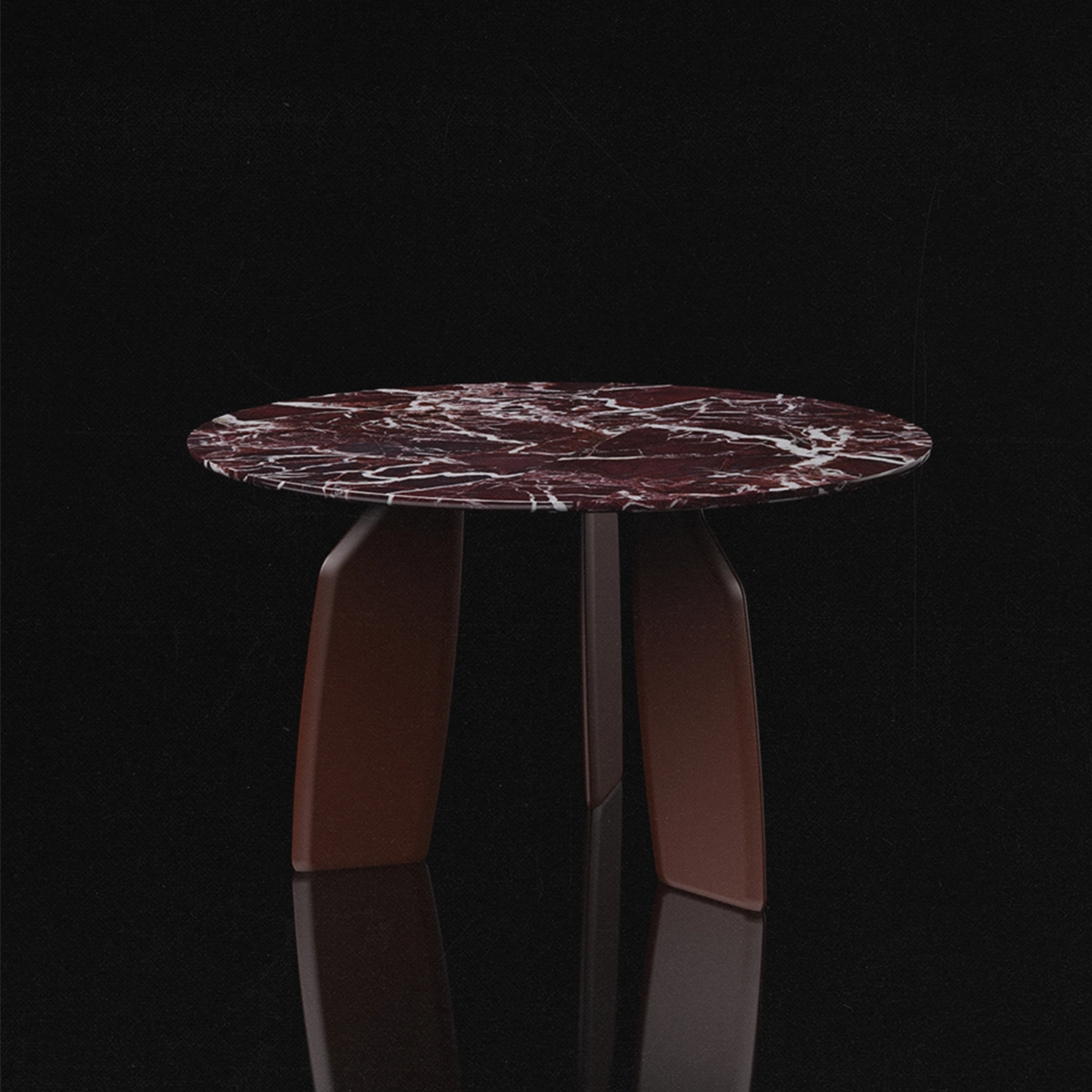 Bavaresk Round marble top table by Christophe de la Fontaine for Dante - Goods and Bads