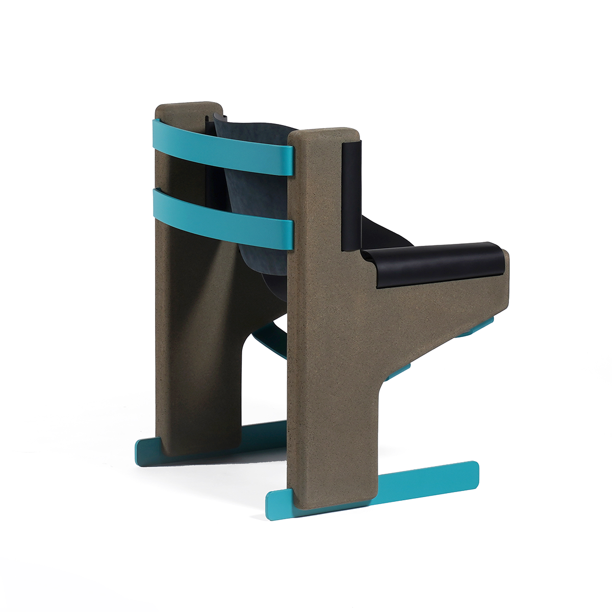 Bold chair blue by Christophe de la Fontaine DANTE - Goods and Bads