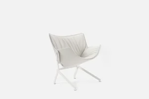 El Santo armchair white leather by Christophe de la Fontaine for DANTE - Goods and Bads