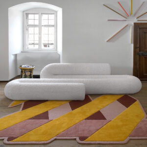 Serpentine lounge sofa curly fur by Christophe de la Fontaine DANTE - Goods and Bads